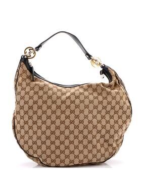 Gucci Twins Hobo Gg Canvas Large #270371G96B